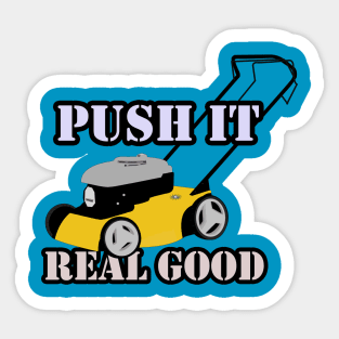 Lawnmower Sticker